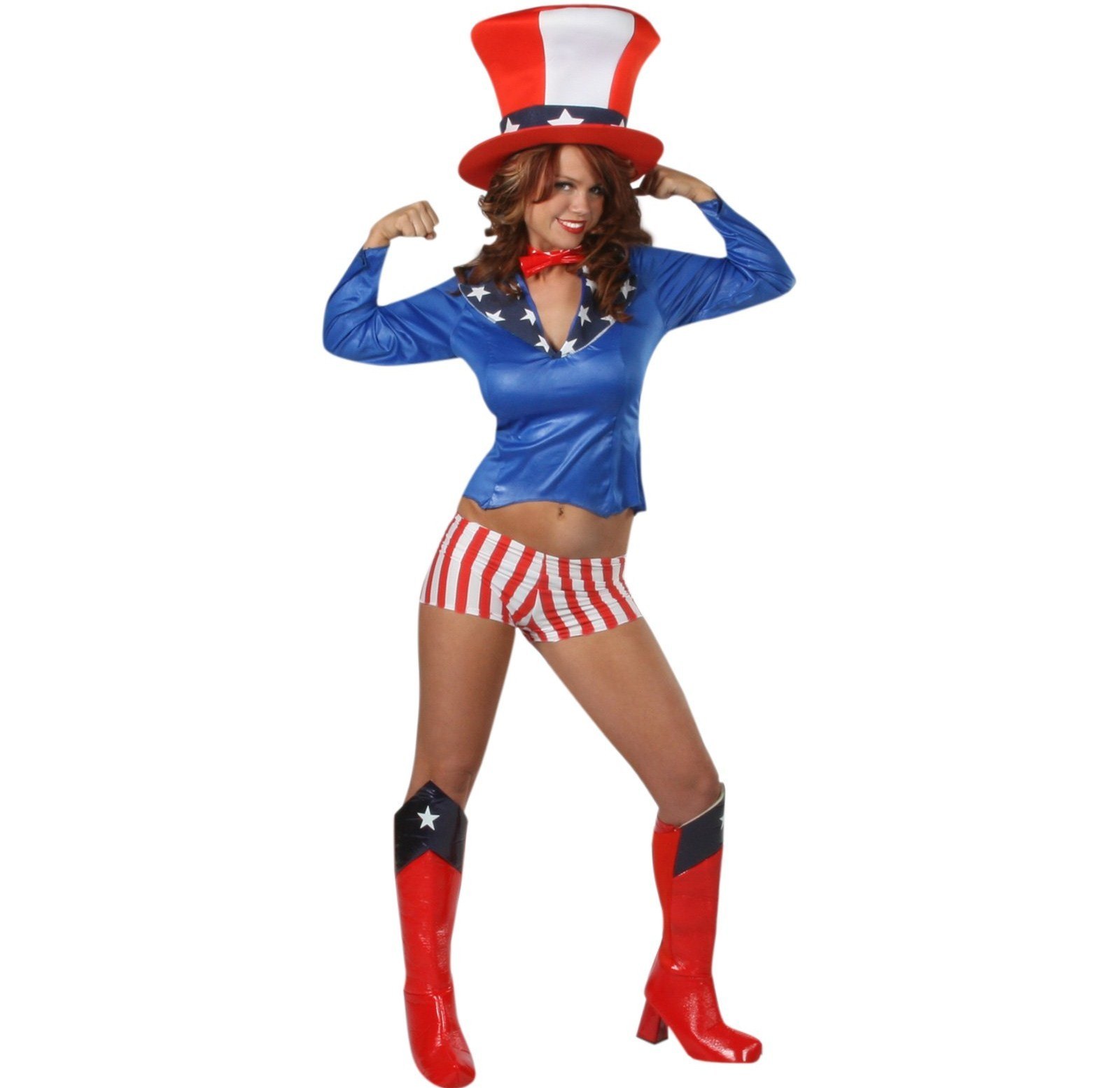 patriotic costume with top hat