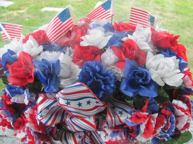 Patriotic Flower Arrangement