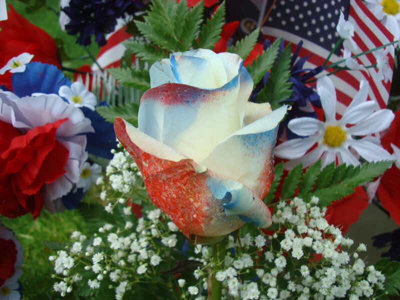 Patriotic Rose Bouquet