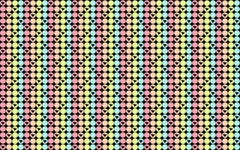 Pattern of Colored Dots