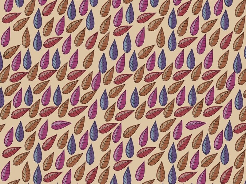 Pattern of Colored Leaves
