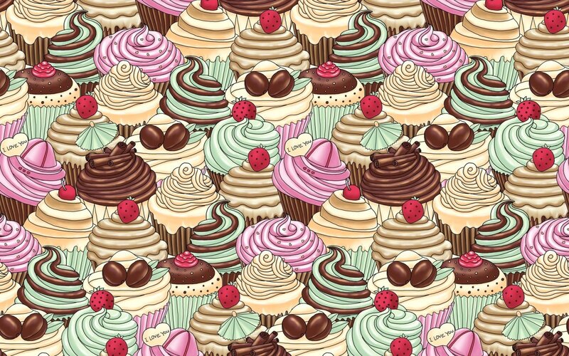 Pattern of Cupcakes
