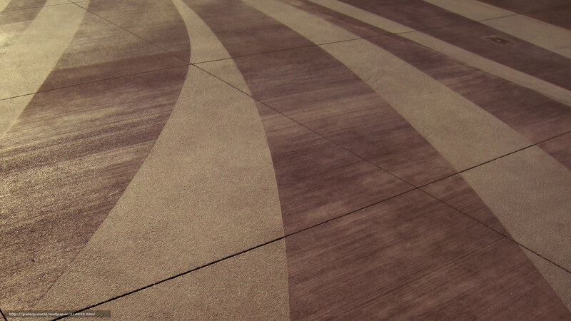 Patterned concrete floor