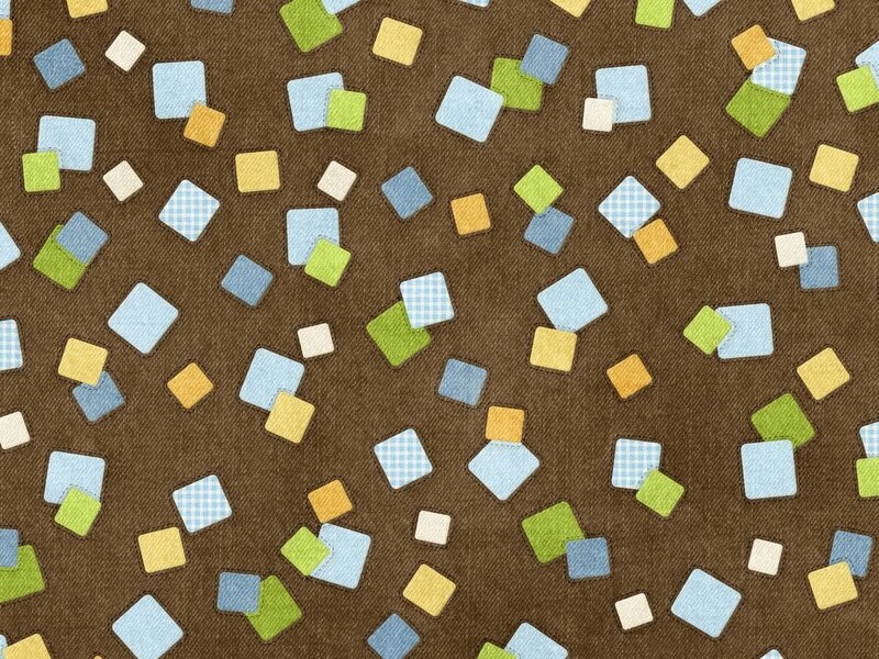 Patterned Fabric with Squares