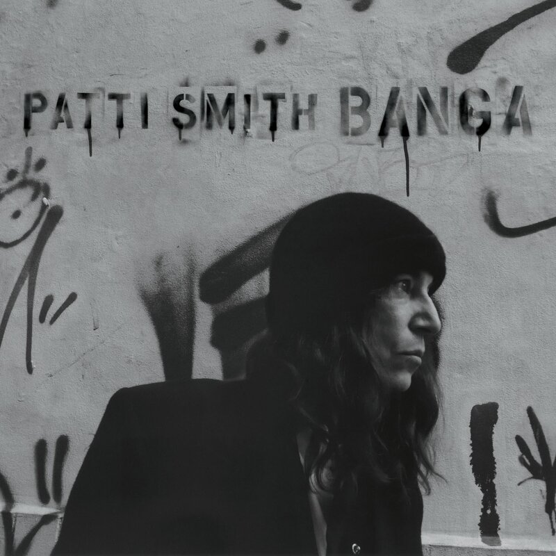 Patti Smith graffiti portrait