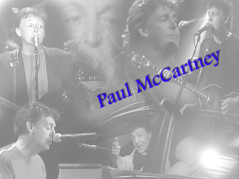 Paul McCartney concert collage