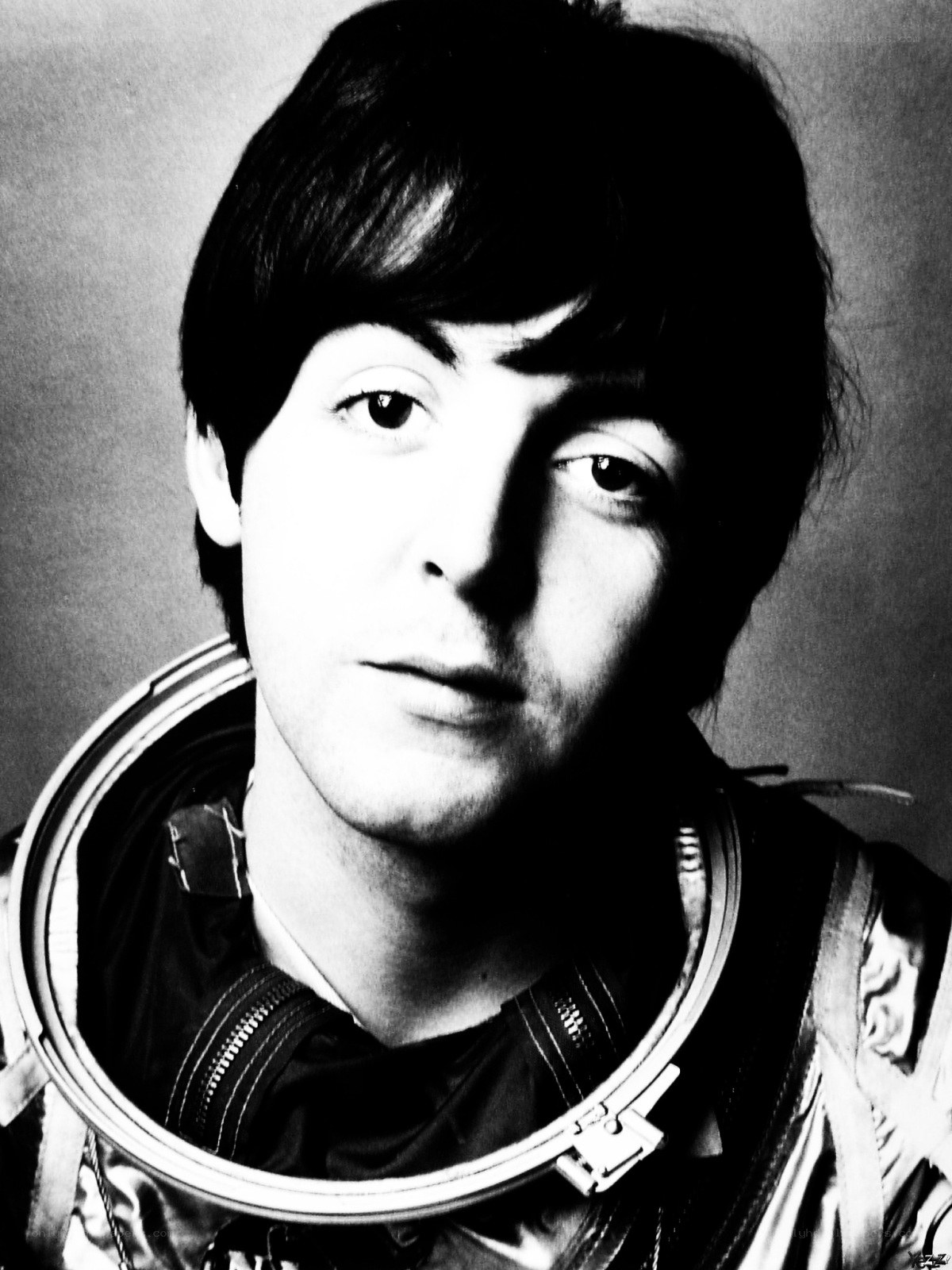 Paul McCartney in astronaut suit