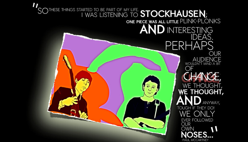 Paul McCartney quote with illustration