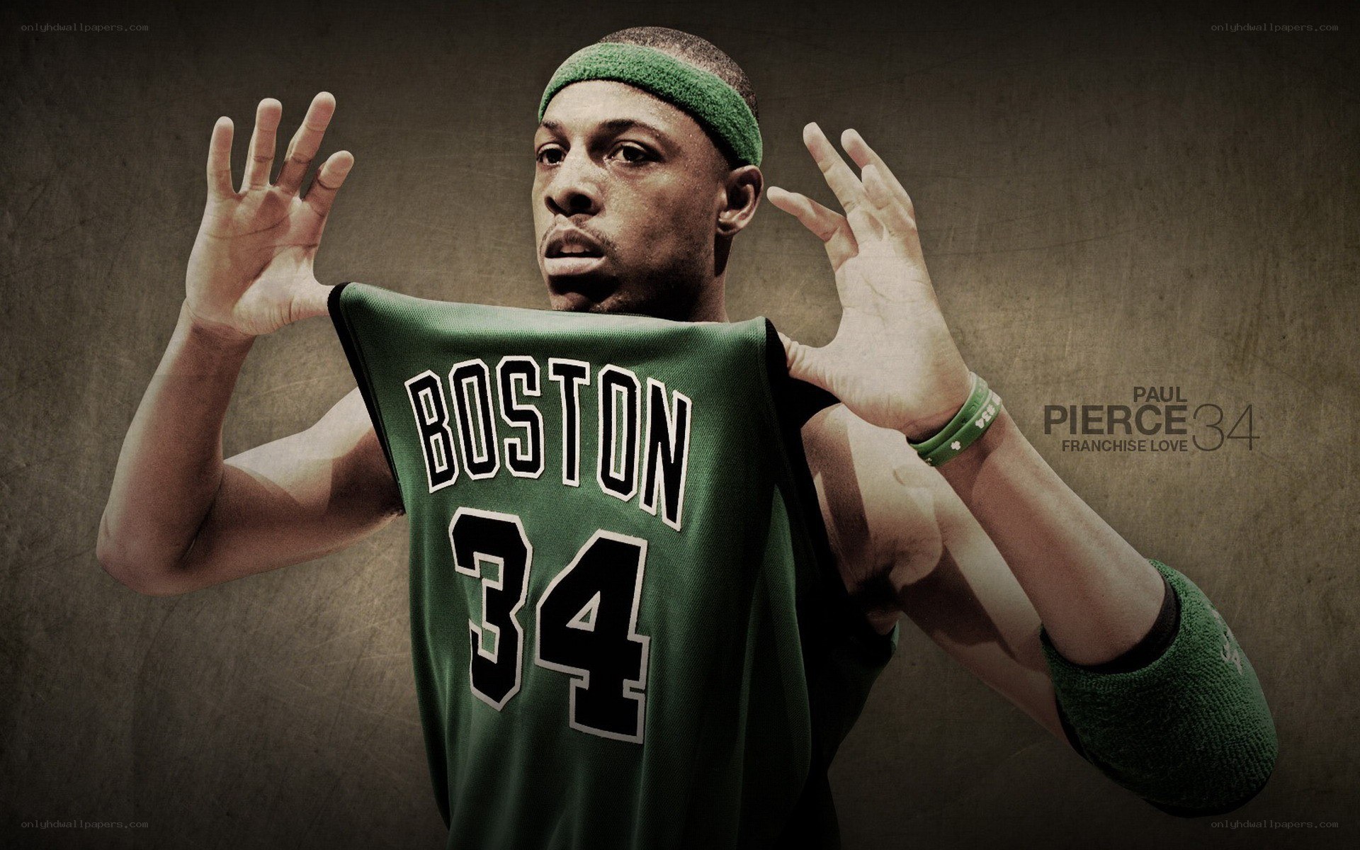 Paul Pierce in Boston jersey
