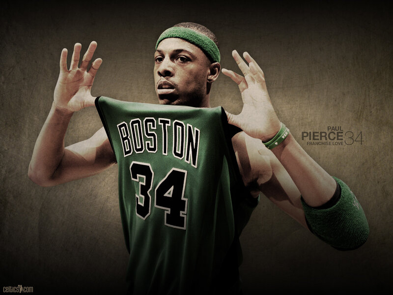 Paul Pierce in Celtics jersey