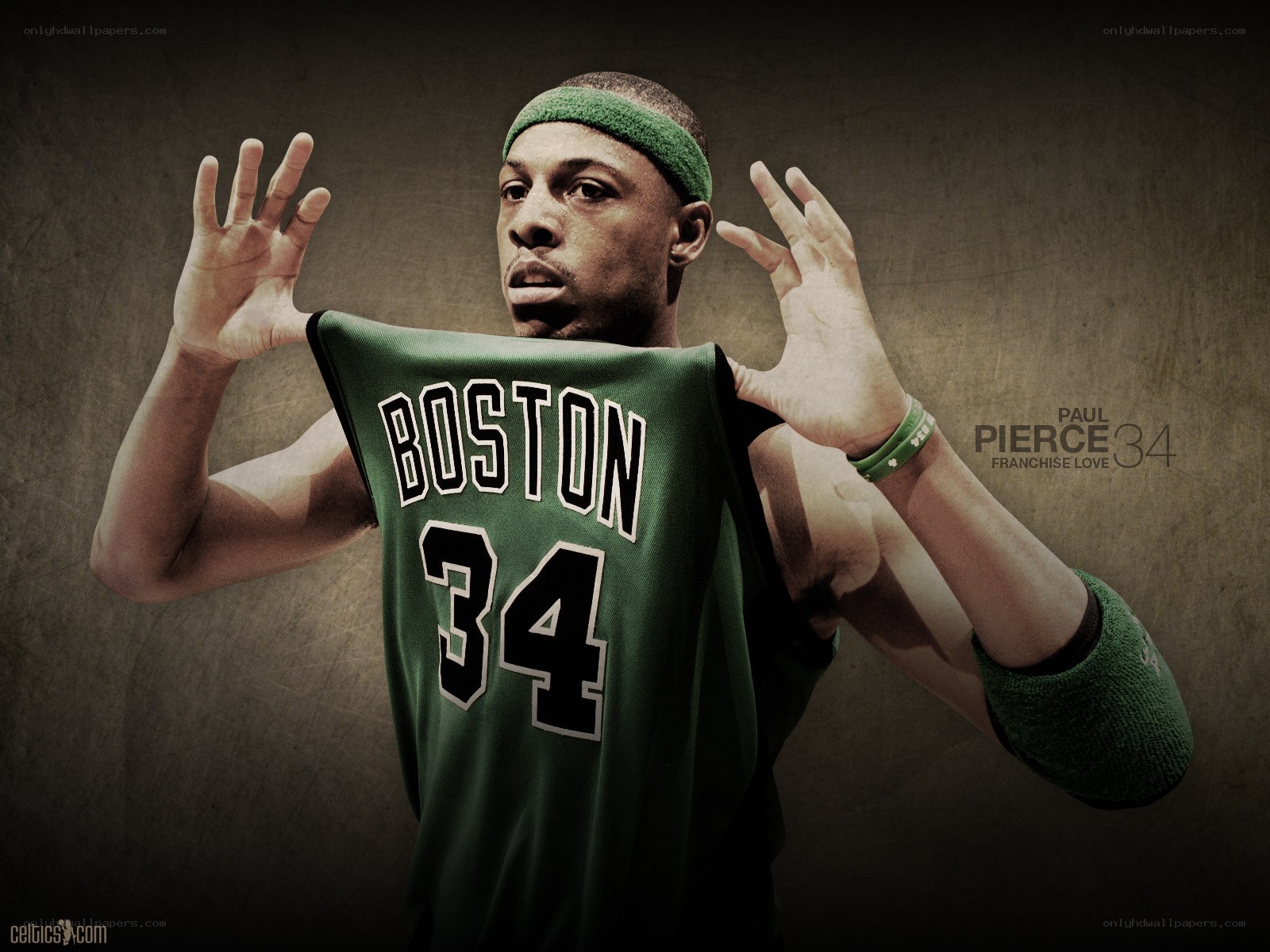 Paul Pierce in Celtics jersey