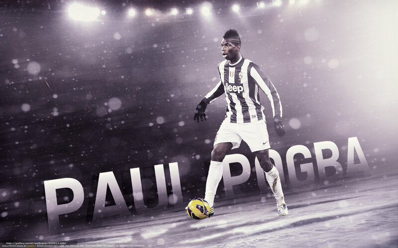 Paul Pogba in Juventus kit