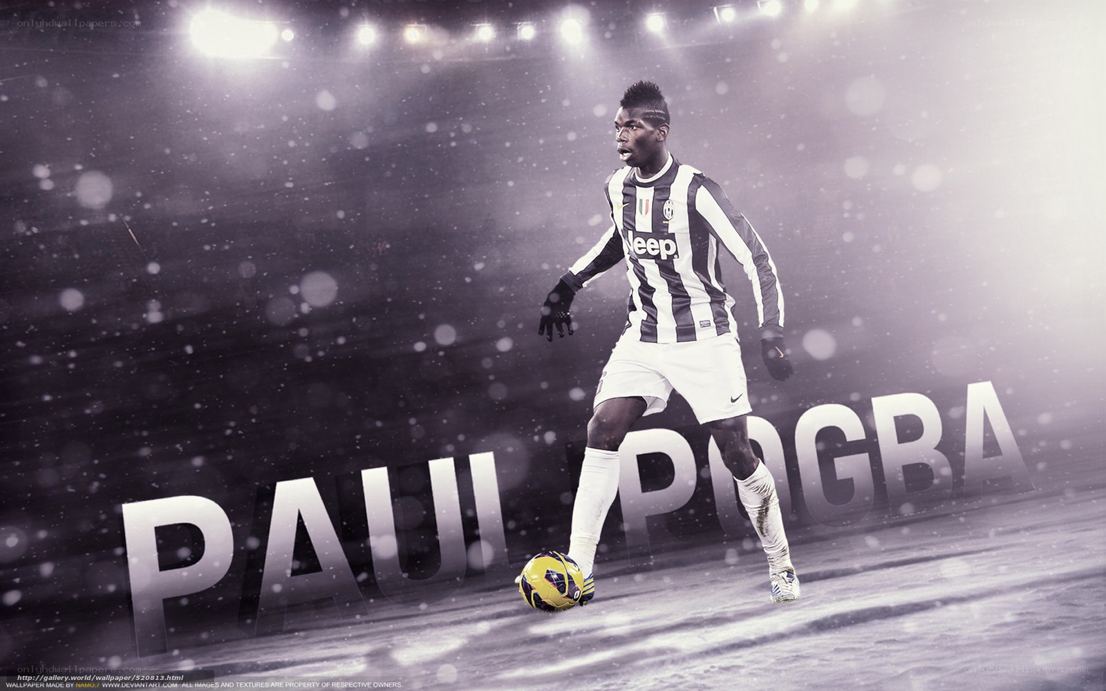 Paul Pogba in Juventus kit