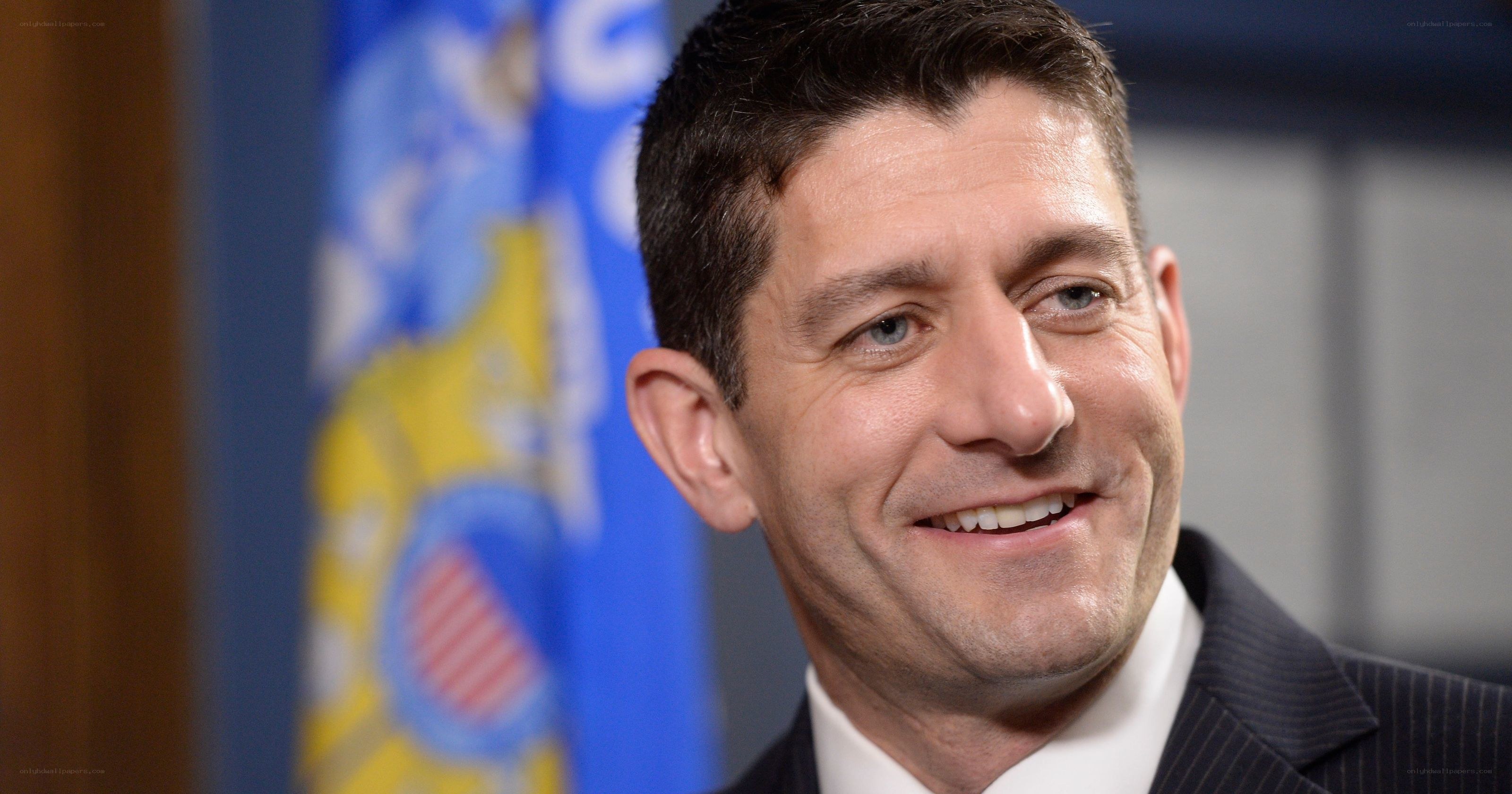 Paul Ryan smiling in suit