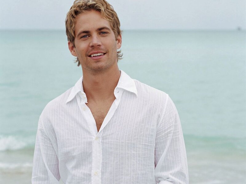 Paul Walker at the beach