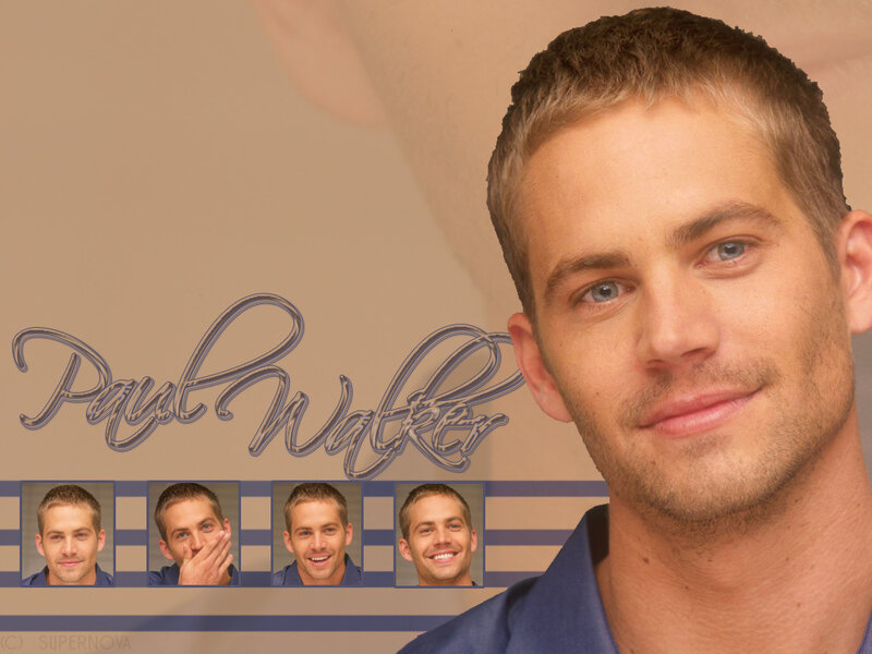 Paul Walker Portrait — Beige