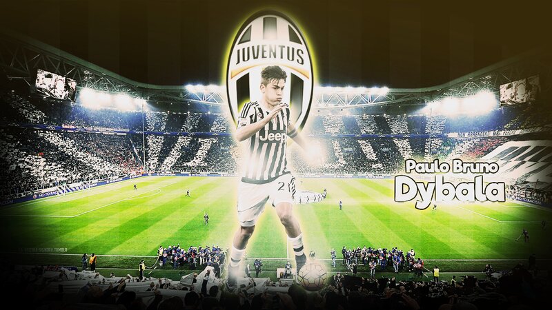 Paulo Dybala on Soccer Field