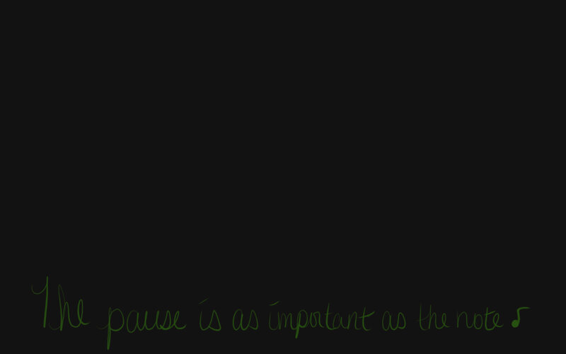 pause is as important