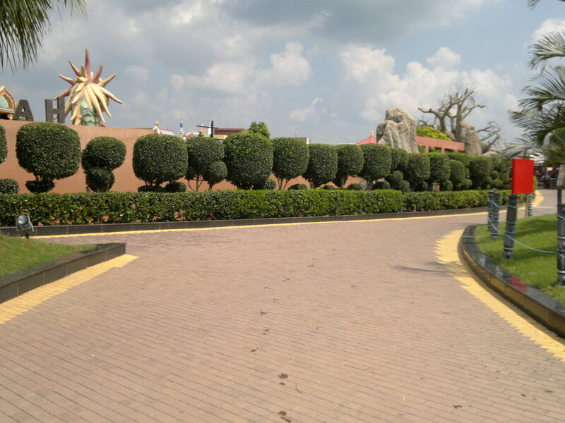 Paved Walkway in Park
