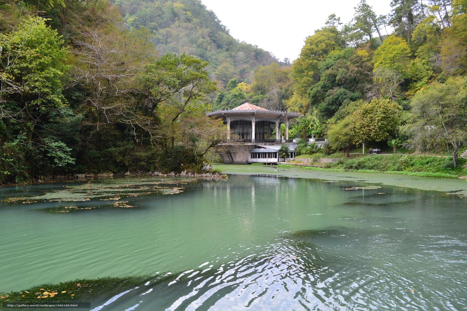 Pavilion by the lake