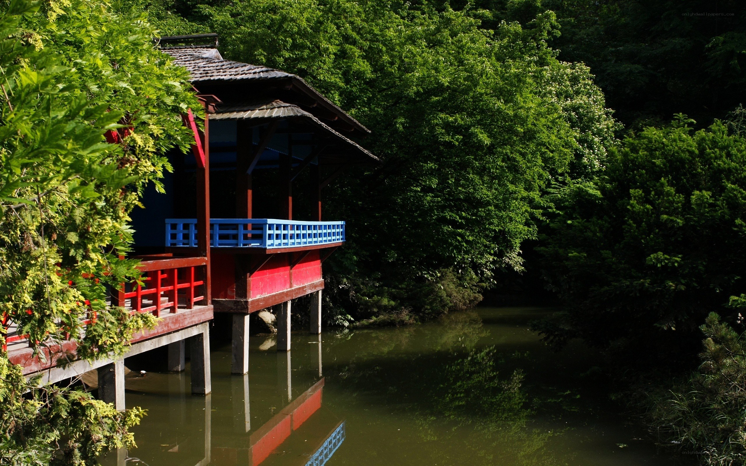 Pavilion by the river