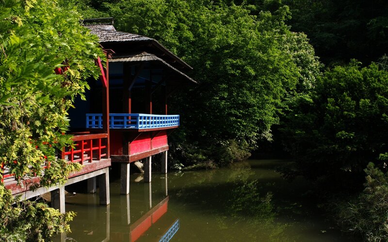 Pavilion on a River
