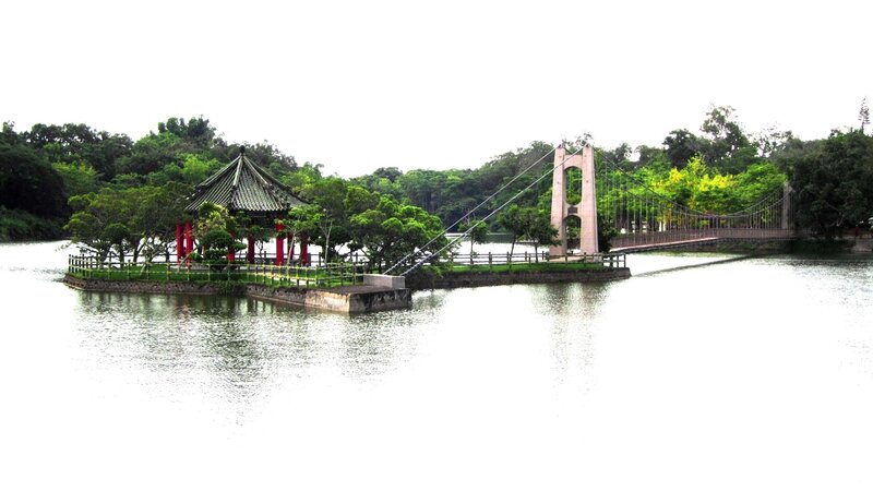 Pavilion on Island — Green