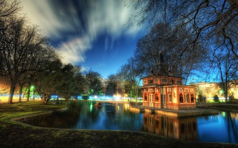 Pavilion on Pond