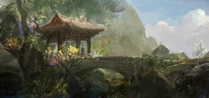 Pavilion on Stone Bridge