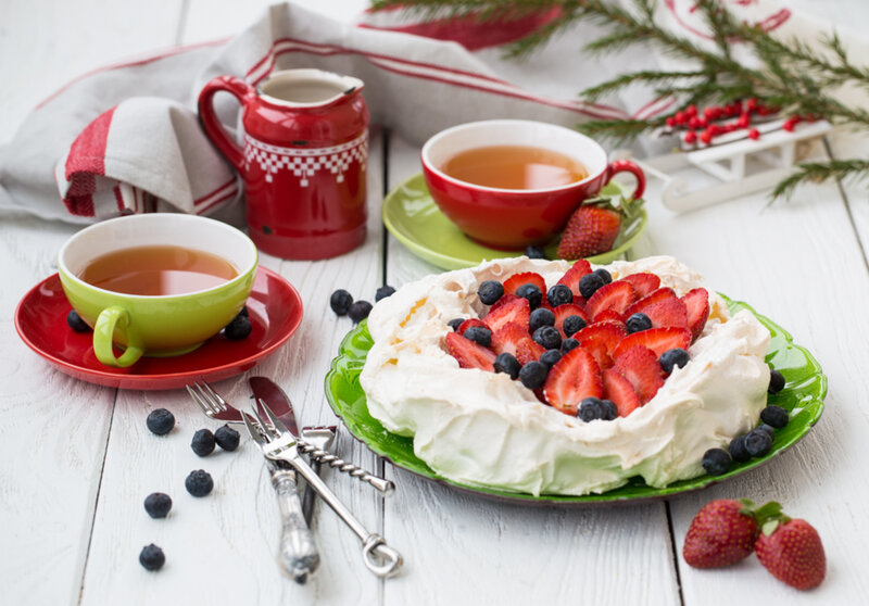 Pavlova with Berries