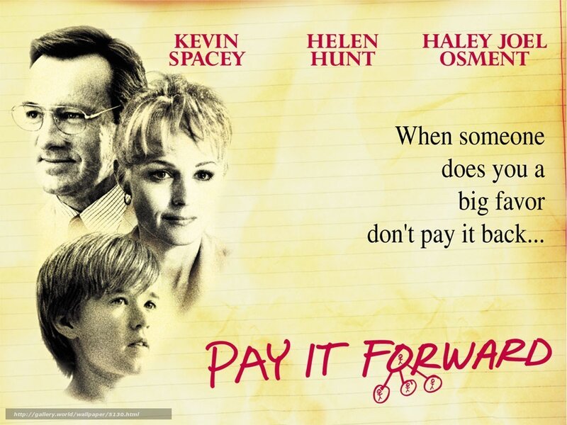 Pay It Forward movie poster