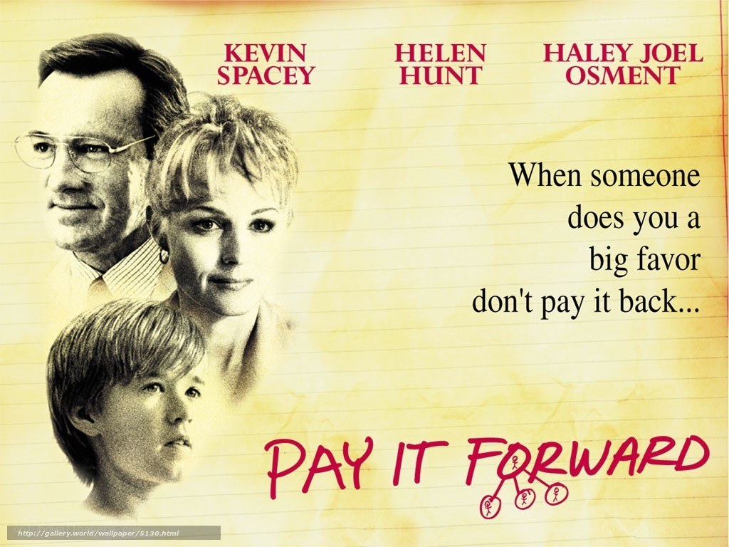 Pay It Forward movie poster