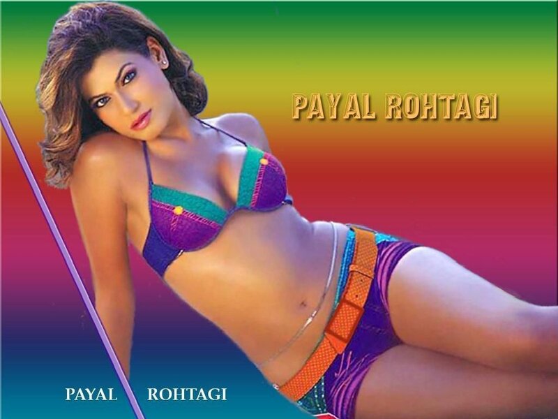 Payal Rohtagi in colorful bikini