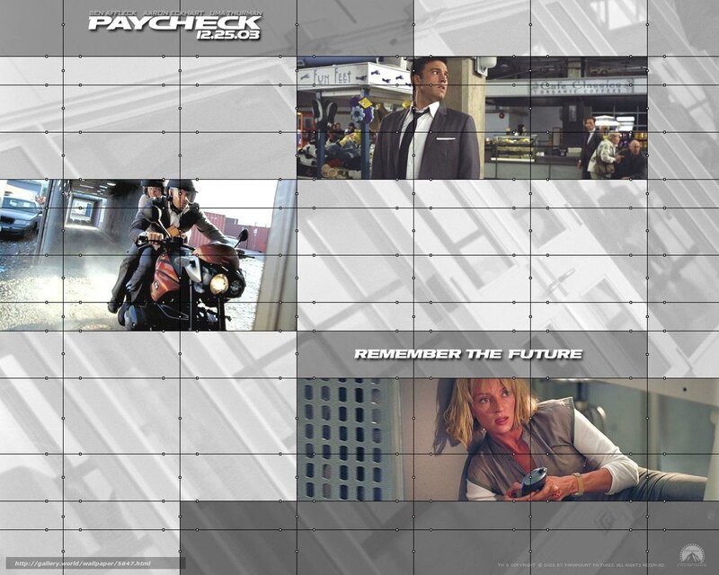 Paycheck movie collage