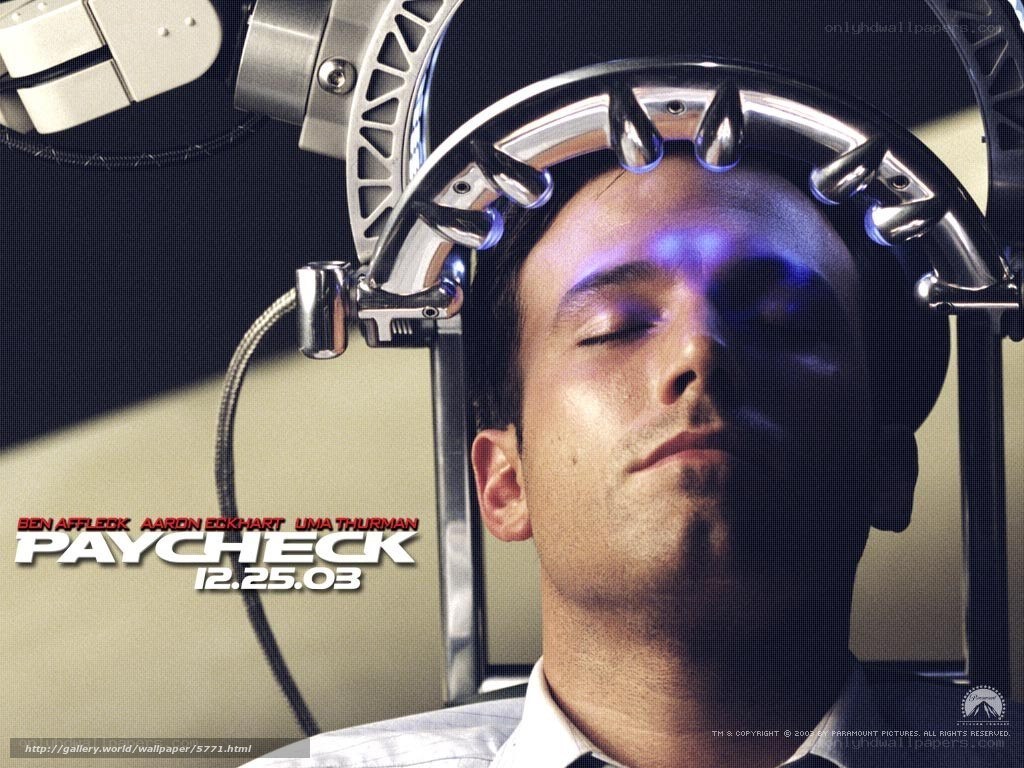 Paycheck movie poster