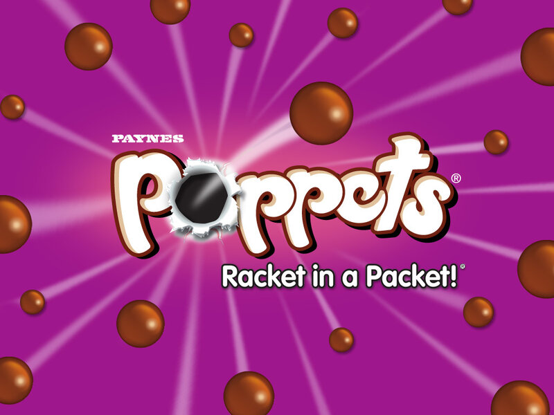 Paynes Poppets candy packaging