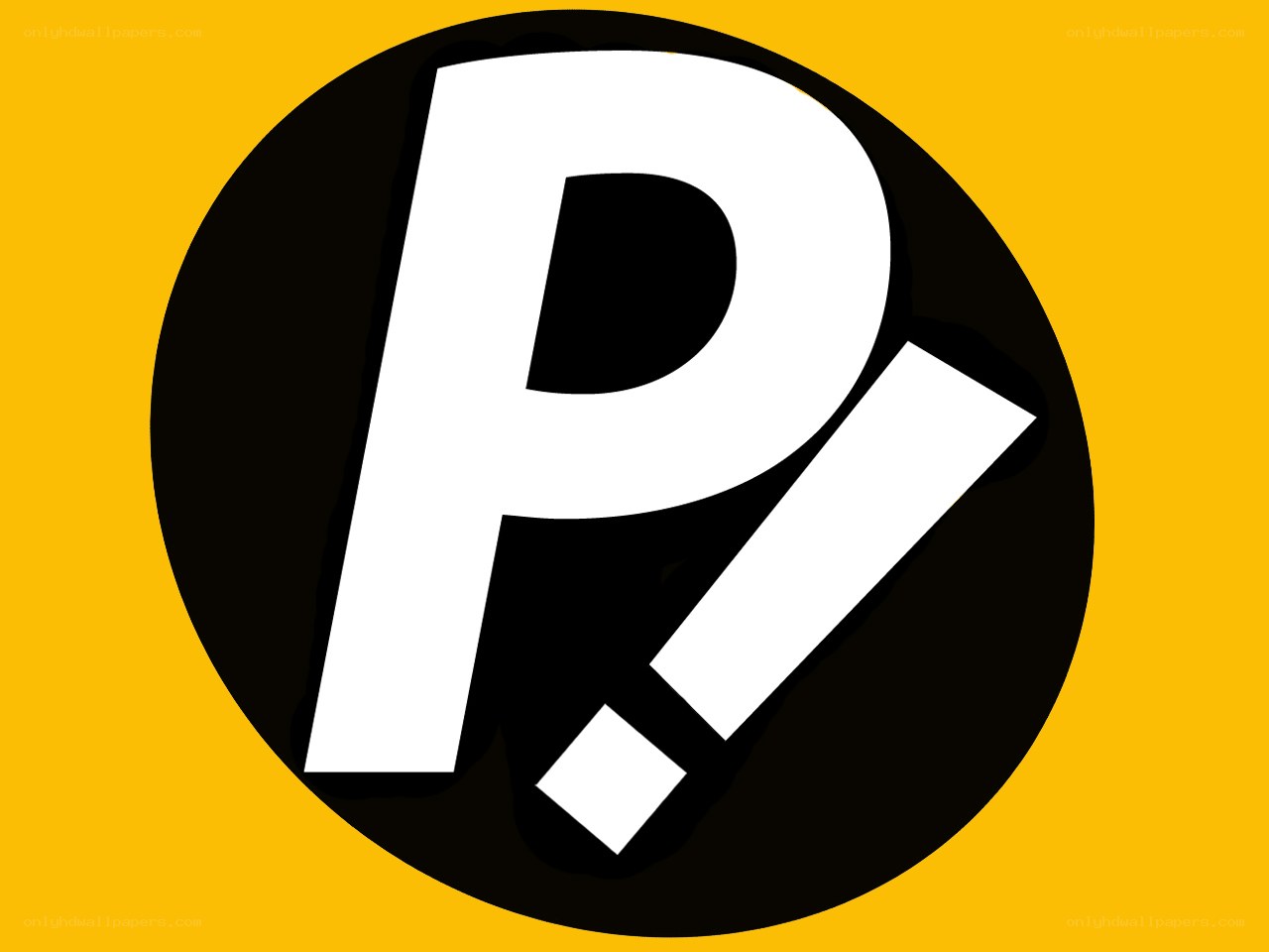 PayPal logo on yellow
