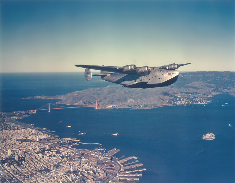 PBY Catalina over San Francisco