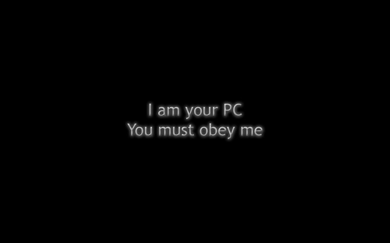 PC commands text