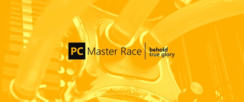 PC Master Race Logo — Yellow