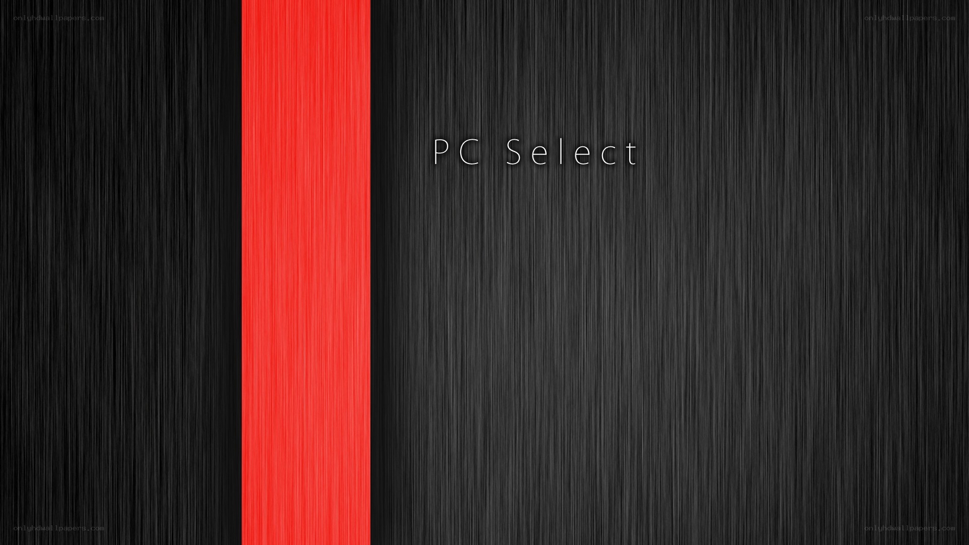 PC Select screen