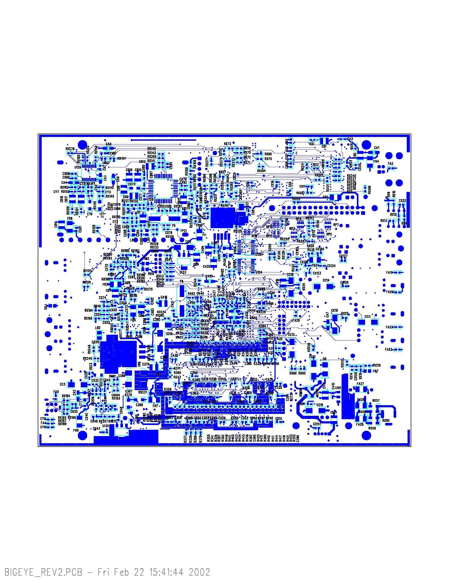 PCB layout for BigEye REV2
