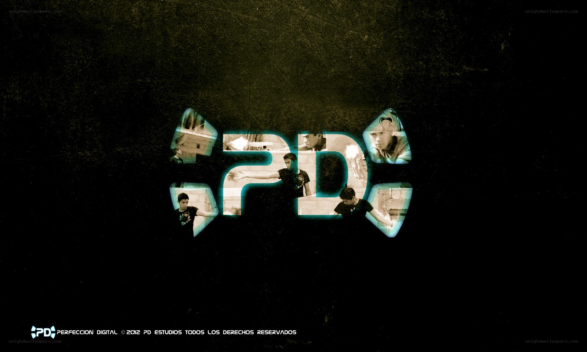 PD Studios logo with photos