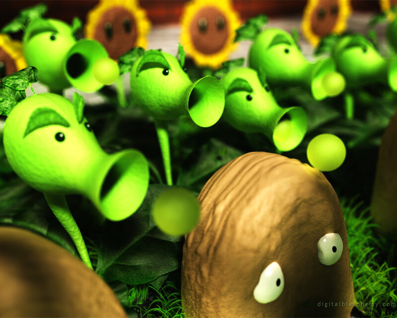 Pea-shooting Plants