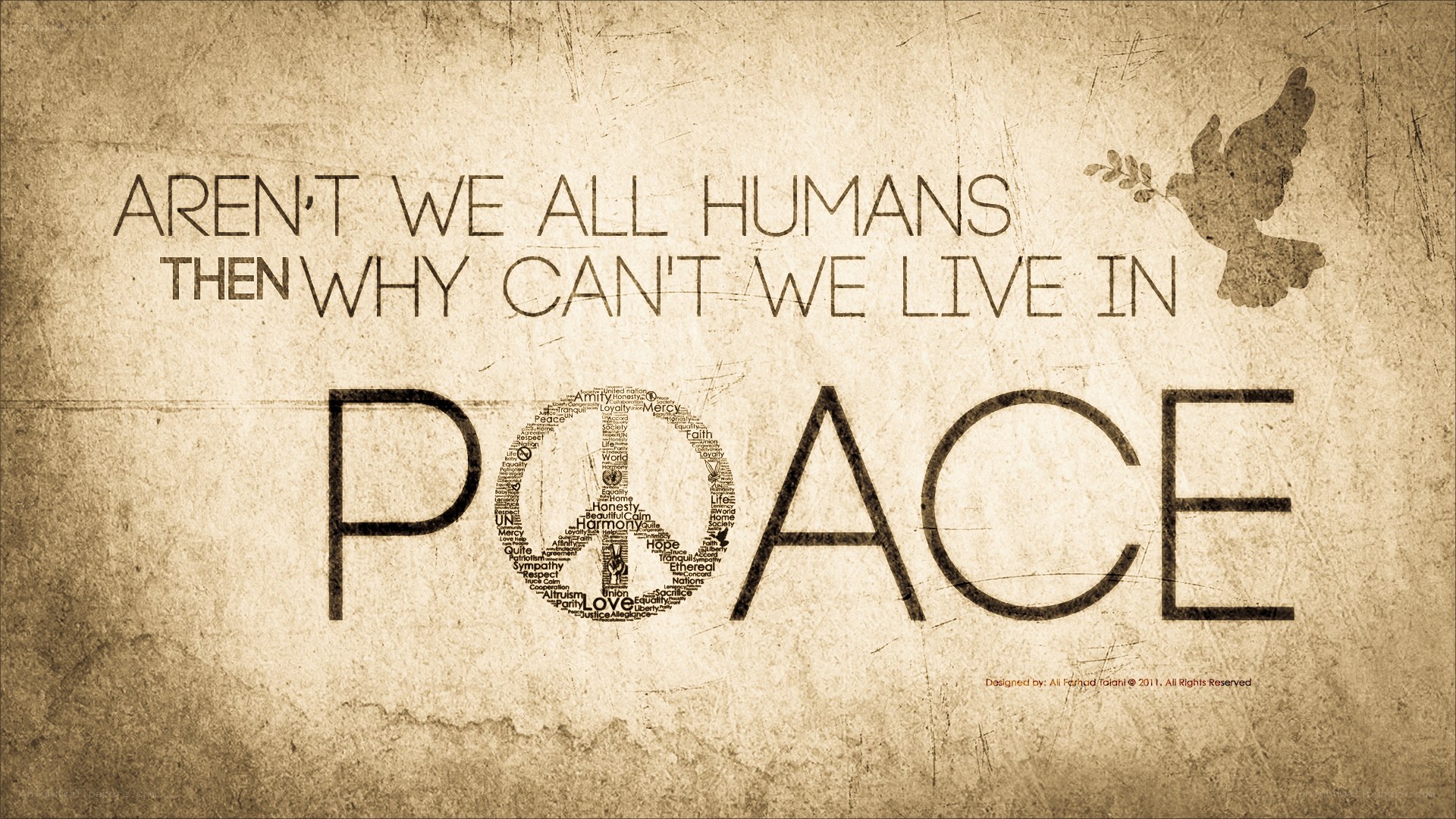 peace and humanity message