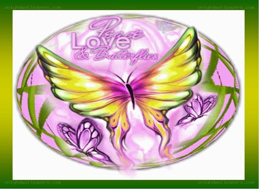 Peace Love Butterflies