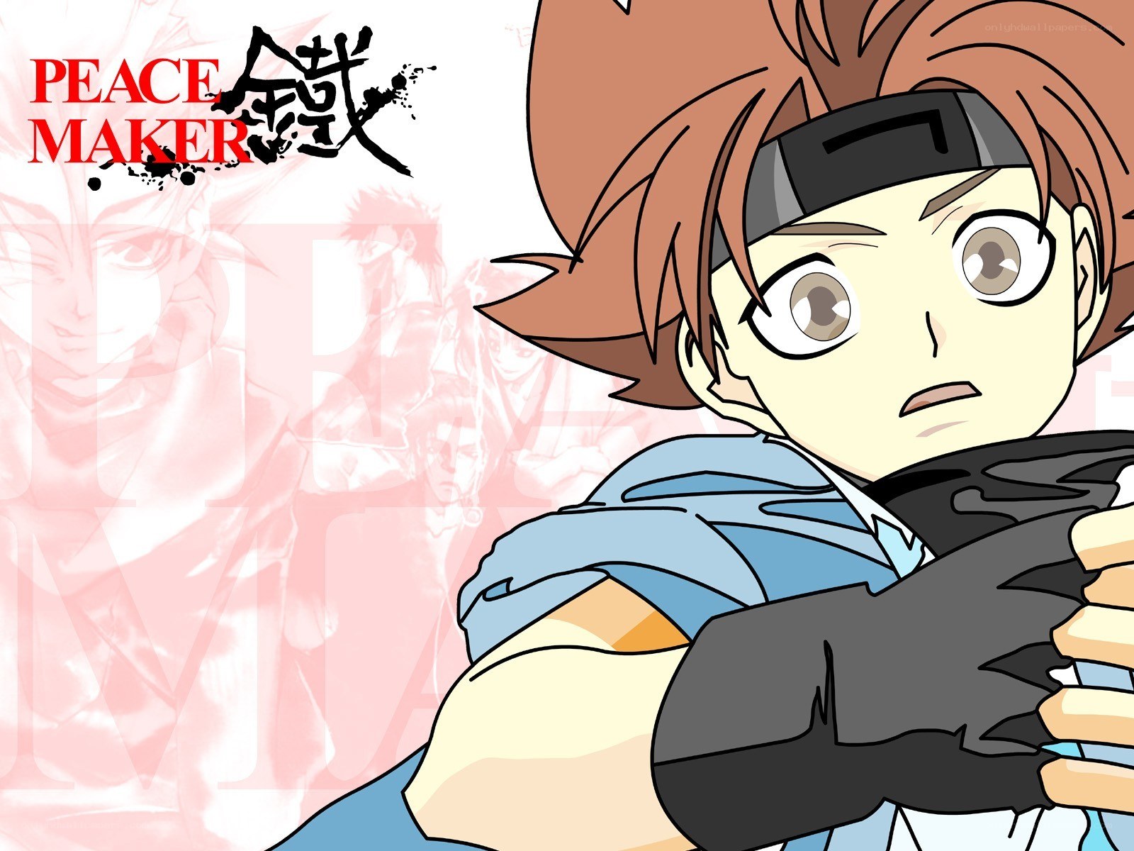 Peace Maker Kurogane anime art