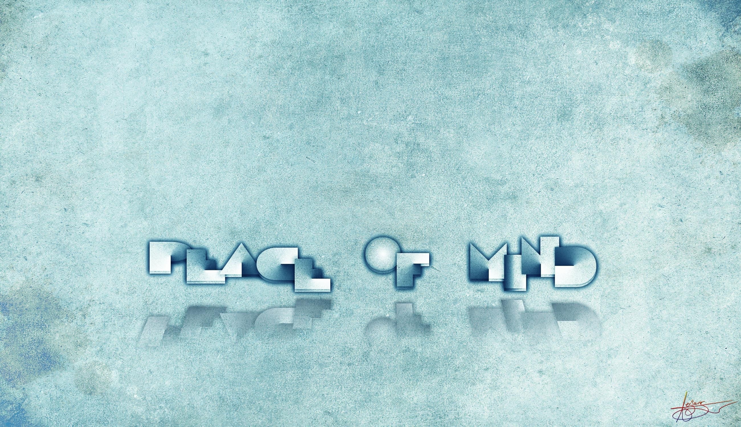 Peace of Mind text art