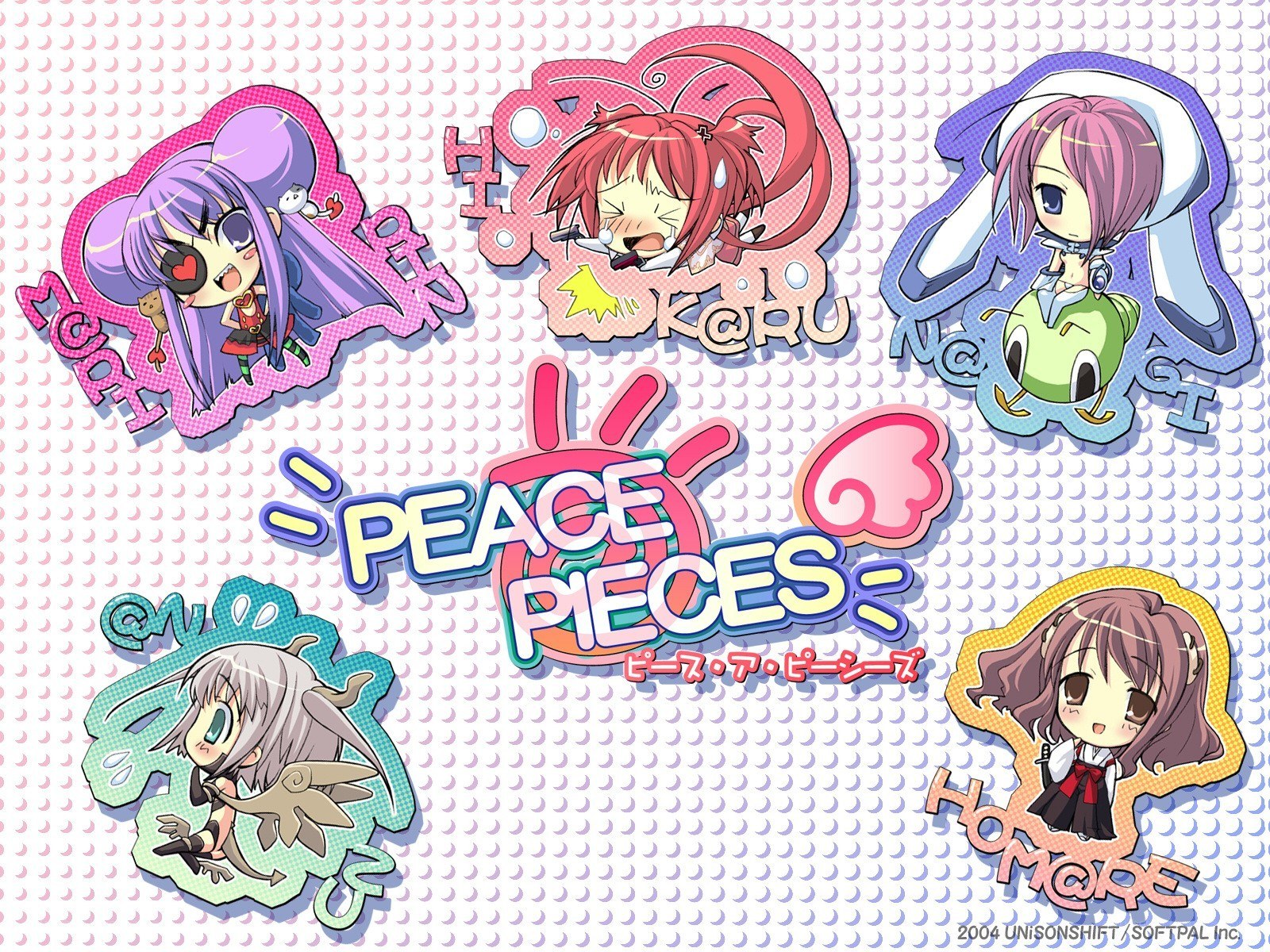 Peace Pieces character art