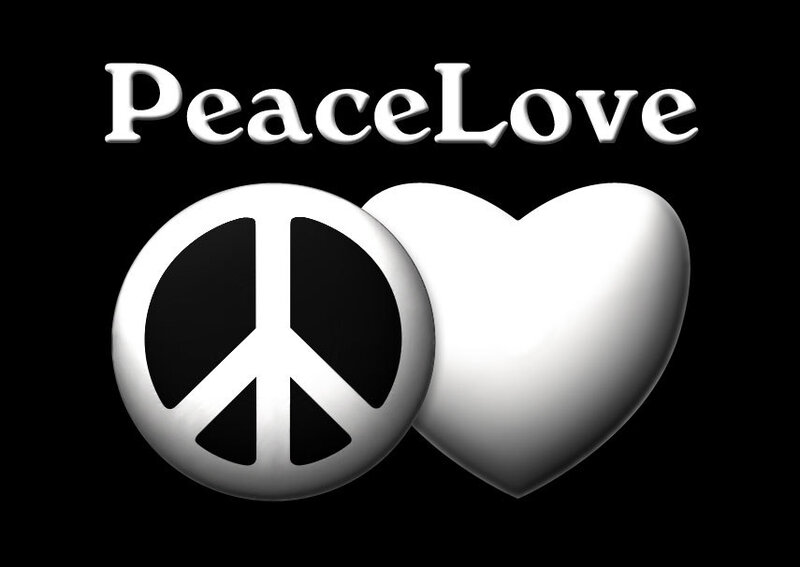 Peace Symbol and Heart